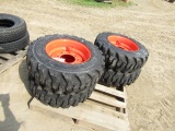 4 GLADIATOR SKIDSTEER TIRES 10-16.55 ON BOBCAT