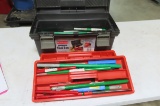 RUBBERMAID PLASTIC TOOL JBOX WITH CONTENTS DRILL]