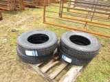4 NEW ST 225/75R15 RADIAL TRAILER TIRES