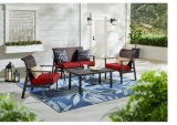 HAMPTON BAY MORGAN SPRINGS BROWN 4PC WOVEN