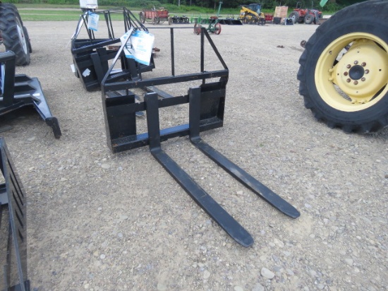 Agt Sa11 100 Skidsteer Attach Pallet Forks 48"