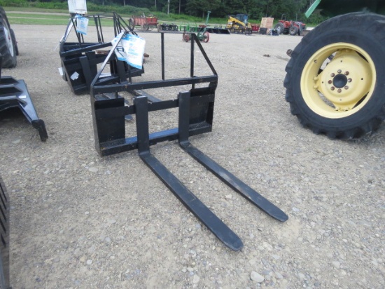 AGT SA11 100 SKIDSTEER ATTACH PALLET FORKS 48"