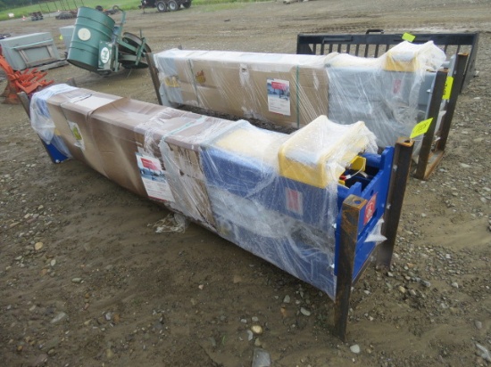 2 POST 10,000LB BLUE CAR LIFT, IMPORT ITEM