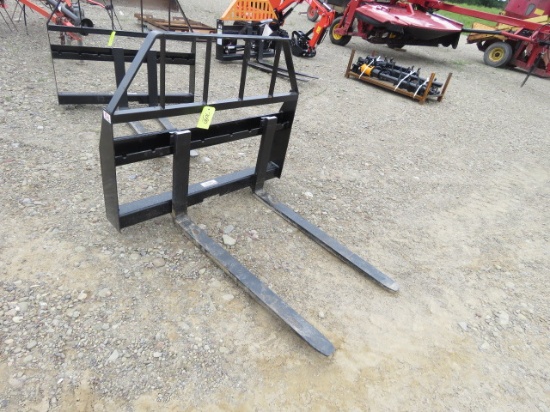 NEW KIVEL 2000LB 48" SKIDSTEER ATTACH PALLET FORKS