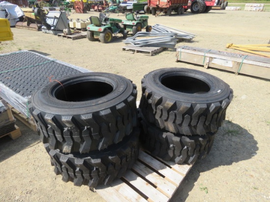 Set Of New 12-16.5 Forerunner Skidsteer Tires