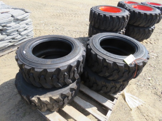 Set Of New 10-16.5 Forerunner Skidsteer Tires