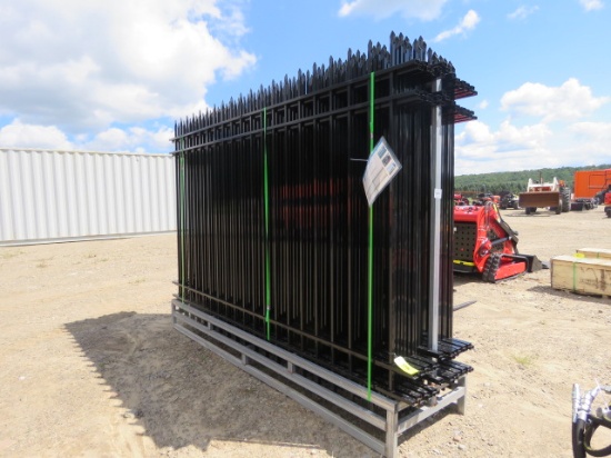 New Galvanized Steel Fence, M#Fenzo 10ftx7ft
