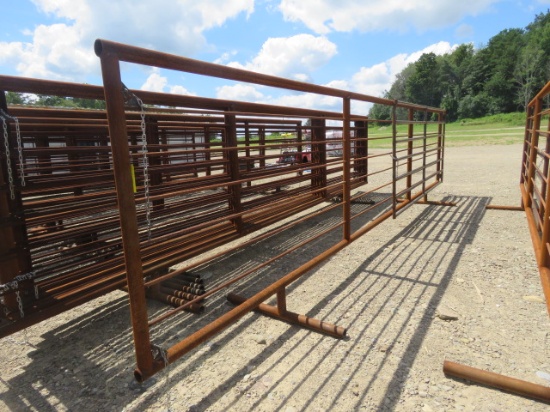 24FT RAISED CATTLE PANEL WITH 12FT SWING GATE