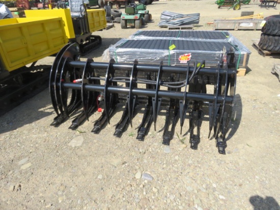 GIYI [72" SKIDSTEER ATTACH GRAPPLE