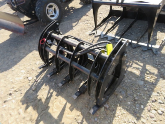 MINI EXCAVATOR SKIDSTEER LOG GRAPPLE