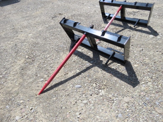 Skidsteer Attach Bale Spear - Import Item