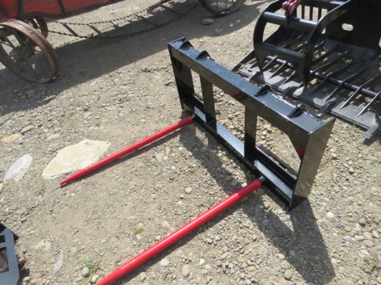 SKIDSTEER ATTACH DOUBLE BALE SPEAR