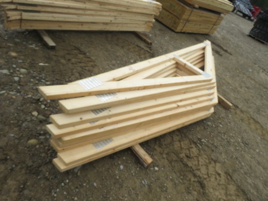 10FT TRUSSES 4/12 PITCH 6 1/2 OVERHANG - THIS IS