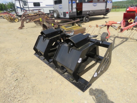 NEW GIYI 72" ROCK GRAPPLE SKIDSTEER ATTACH