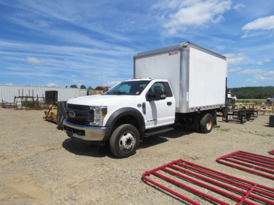 2019 FORD F550XL BOX TRUCK 6.7L POWER STROKE