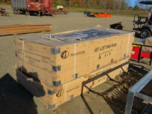 KJ 45FTX25FT DOUBLE GARAGE, STEEL BARN SHED