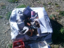 PALLET OF ALAMO FLAIL MOWER PARTS