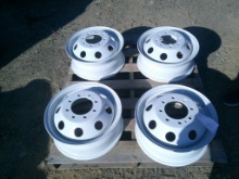 SET OF 4-8 LUG RIMS - TRUCK DUALLY RIMS