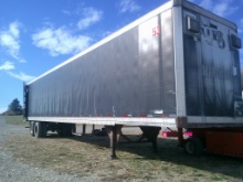 1996 VANCO BLACK SEMI VAN STORAGE TRAILER