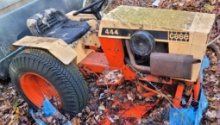 CASE 444 EARLY STEEL LAWN TRACTOR WITH MOWER DECK