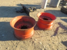 32 KUBOTA RIMS- ORANGE 28"