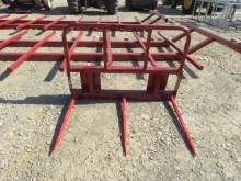 RED SKIDSTEER ATTACH TRIPLE PRONG BIG SQUARE
