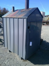 OUTSIDE WOOD STOVE - NEEDS THERMOSTAT