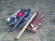 PALLET OF CULTIVATOR SWEEPS AND MORE