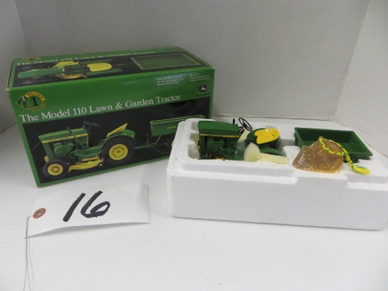 JD 110 Lawn & Garden tractor w/ cart, Precision #1 NIB