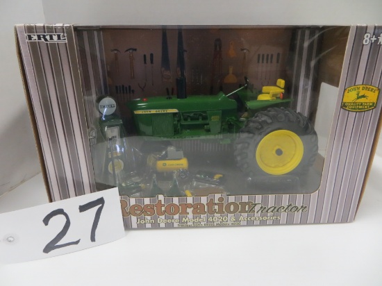 JD 4020 Restoration Tractor & Assessories, NIB