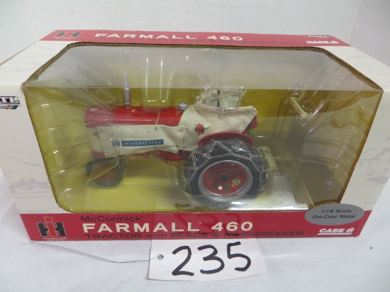 Farmall 460 w/blade & windbreaker n/f, Ertl