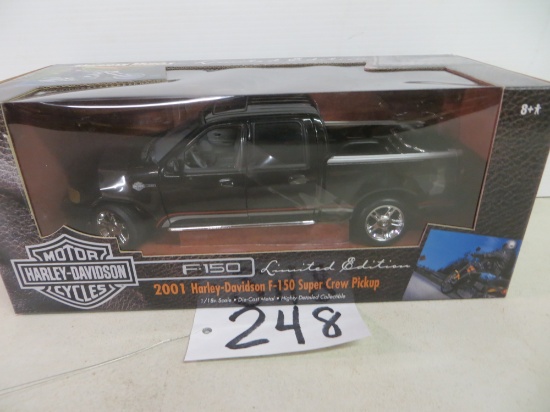 Ertl 2001 Harley Davidson F-150 Super Crew, Limited Edition, 1/18 Scale