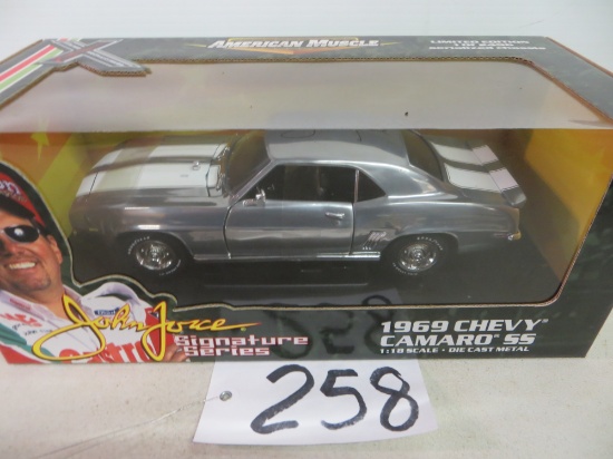 Ertl 69' Chevy Camaro SS, John Force, Signature Series, Limited Edition, 1/18 Scale