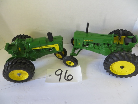 JD 630 w/duals & kerosene & JD 70, Ertl