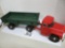 Russian made Metal Toy Truck & Trailer Late 50 or 60's Toy		1/10th