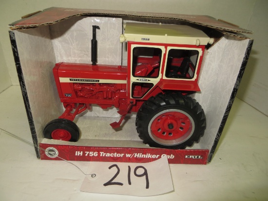 IH 756 tractor w/Hiniker Cab, Ertl