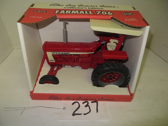 IH 706 w/canope, 1995 Collector Edition, The Toy Tractor Times, Ertl