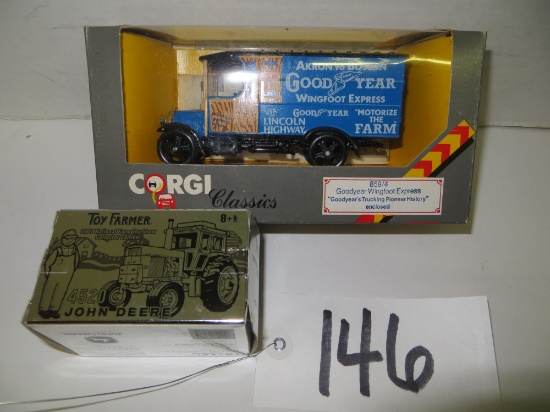 Good Year Corgi Truck, JD 5420 2001 Toy Farmer 1/64
