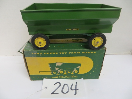 JD Toy Farm Flare Box Wagon w/ Rubber Tires , Eska