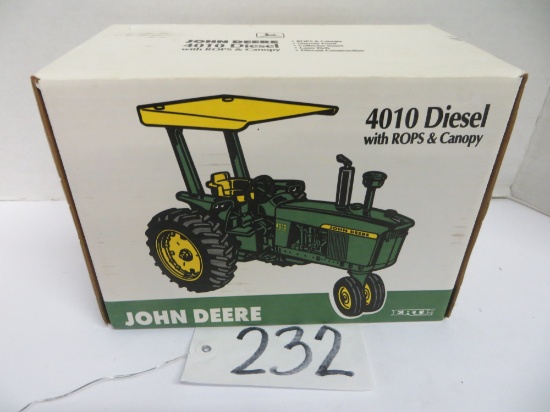 Ertl 	JD 4010 Diesel w/ ROPS & Canopy