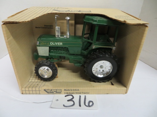 Scale Model	White Farm Equipment Metal Toy Tractor  Spirit of Oliver		  1/16