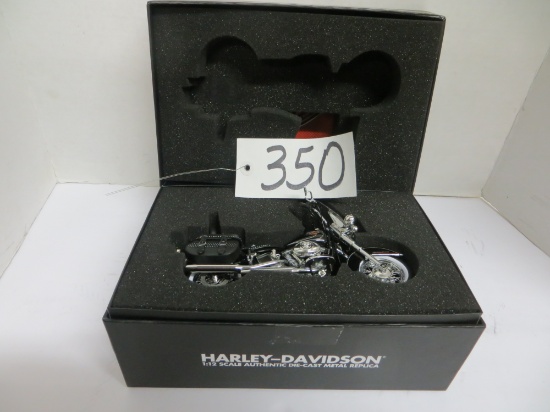 Die Cast 	Harley-Davidson Scale Authenic Die Cast Metal Bike 	Die Cast Promotions	1:12