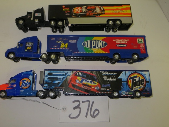 Nascar 	3 - Semi Tractor Trailer Nascar
