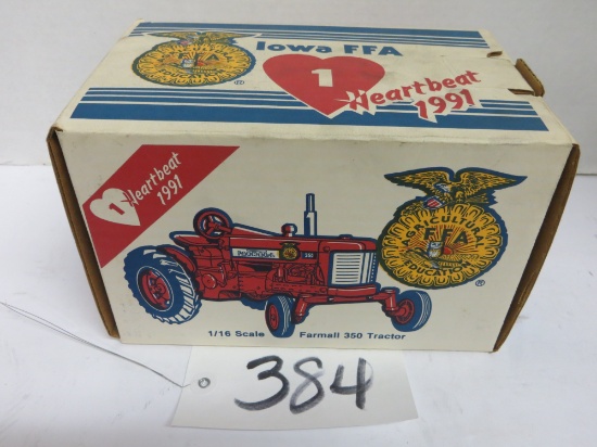 Ertl 	Farmall 350 Tractor Heartbeat 1991 FFA 	First Edition