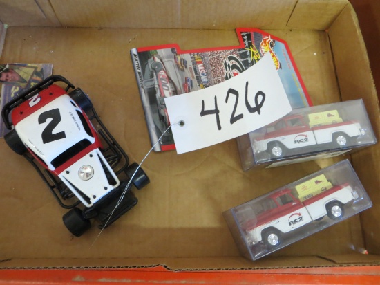 #2 Frankie Shneider car, 2-RC2 truc ks,2000  Michigan 	Kmart 400 car