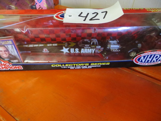 Collector NHRA Drag Racing Car, U.S. Army dragster		  1/24