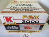 Fox 3000 Harvester w/corn & hay head, Koehring Farm Division, Highly Detailed, Spec Cast