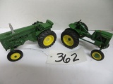 Ertl/ Spec	JD - 1 Ertl and 1 Spec Cast Tractor