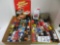 2- Flats of Misc. Small Cars and Johnny Lightning Price Guide, Castrol GTX, Fossil Tin	