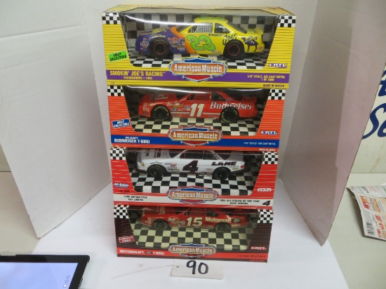 4 - Nascar American Muscle Cars #23, 11, 4, 15	Collectible
